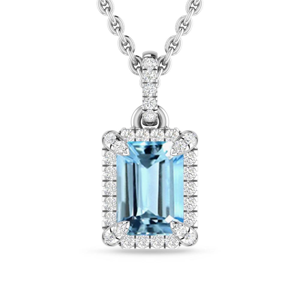 White Gold - Aquamarine