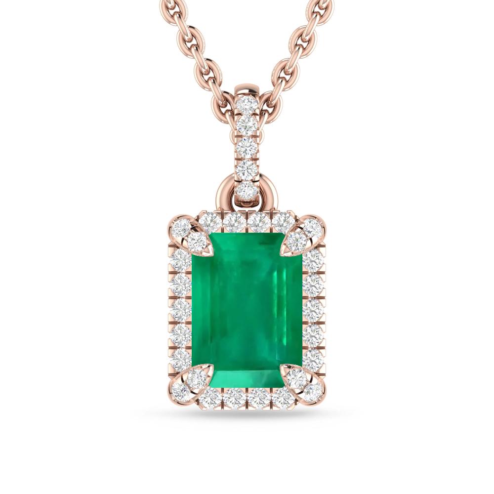 Rose Gold - Emerald