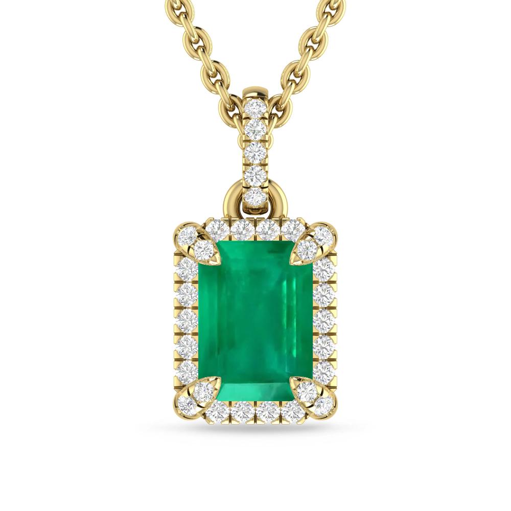 Yellow Gold - Emerald