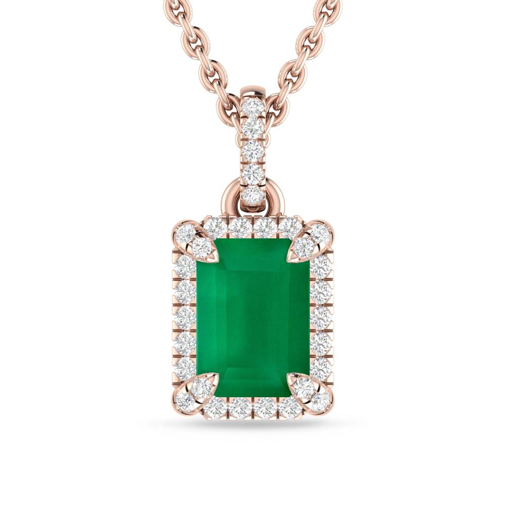 Rose Gold - Emerald