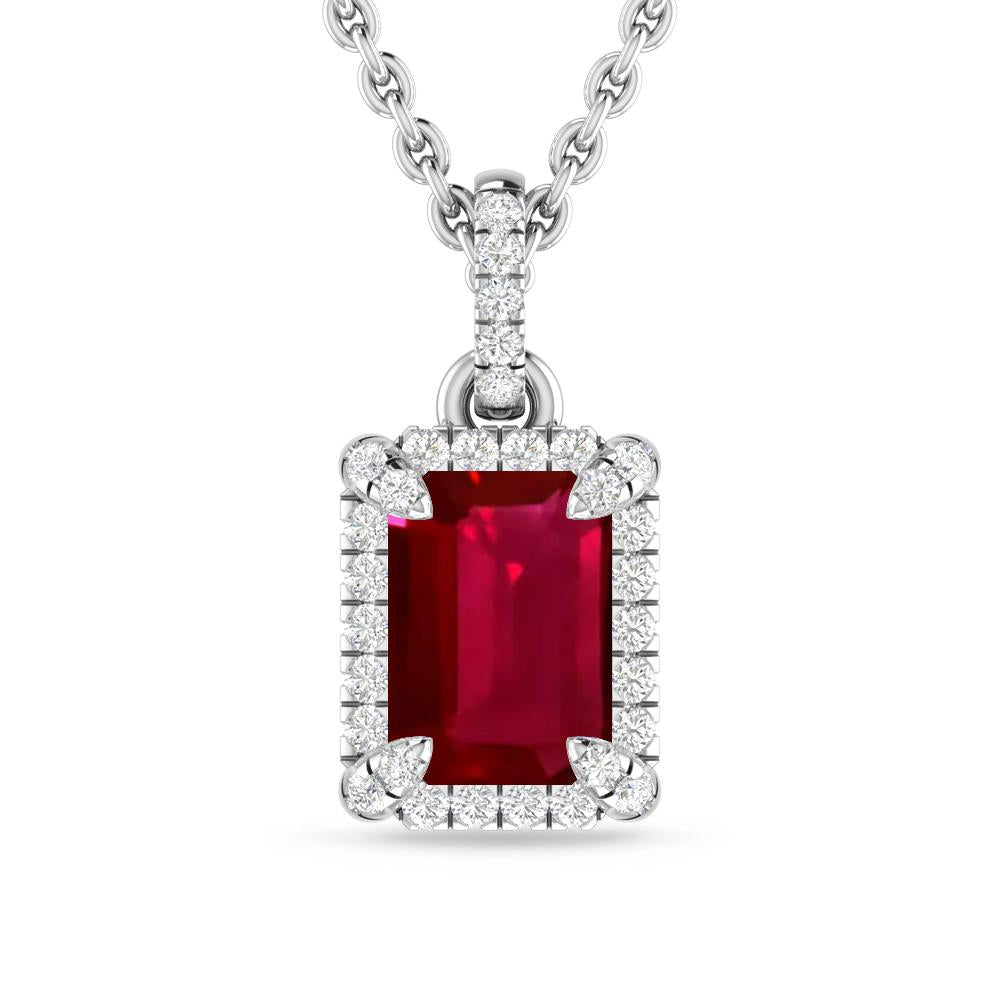 White Gold - Ruby
