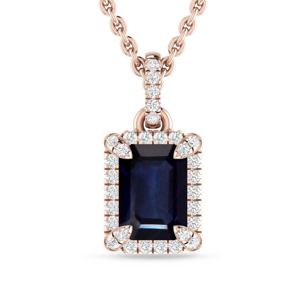 Rose Gold - Sapphire