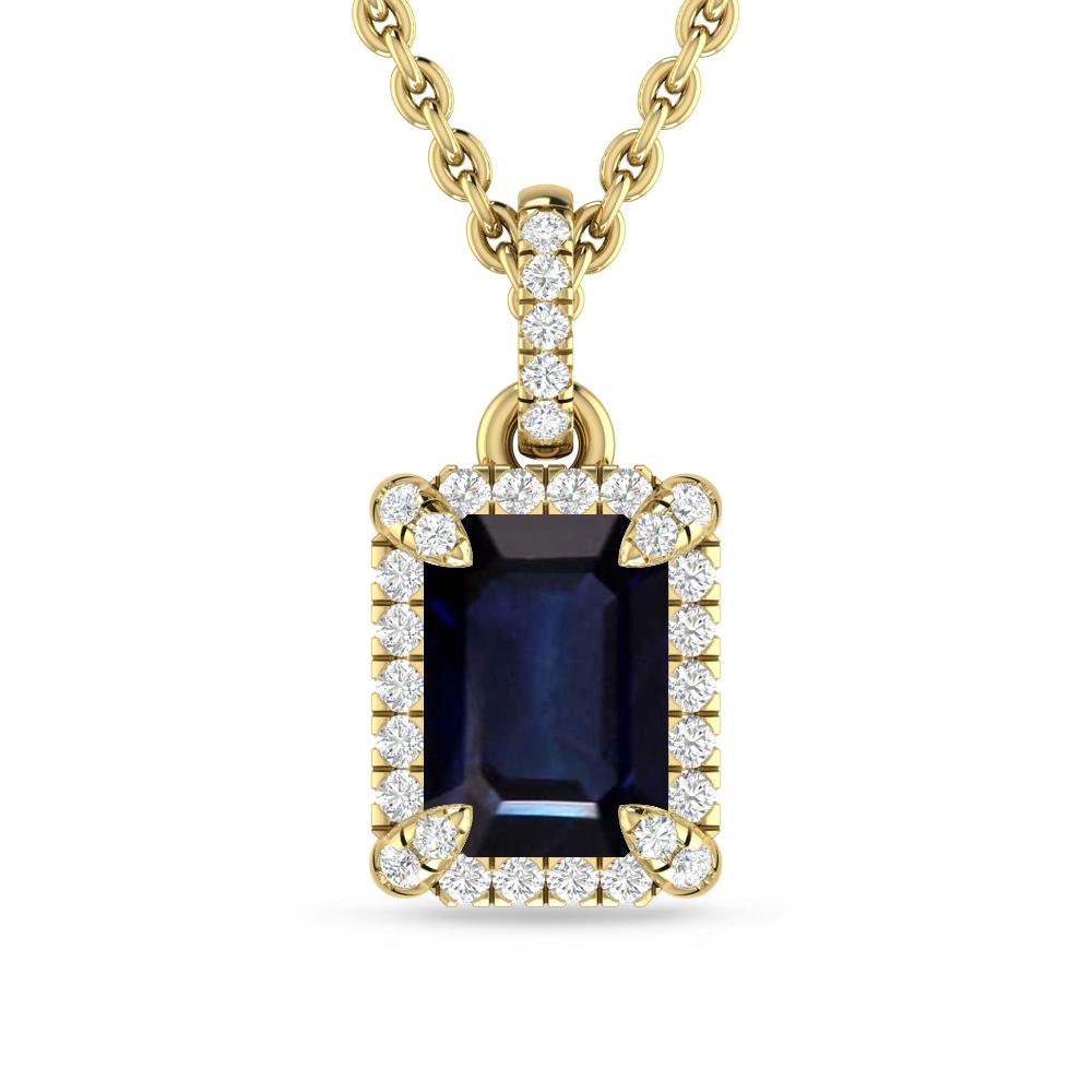Yellow Gold - Sapphire