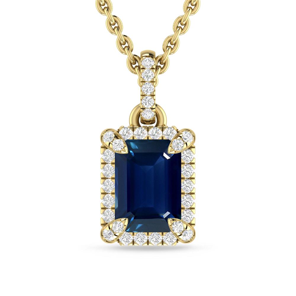 Yellow Gold - Sapphire