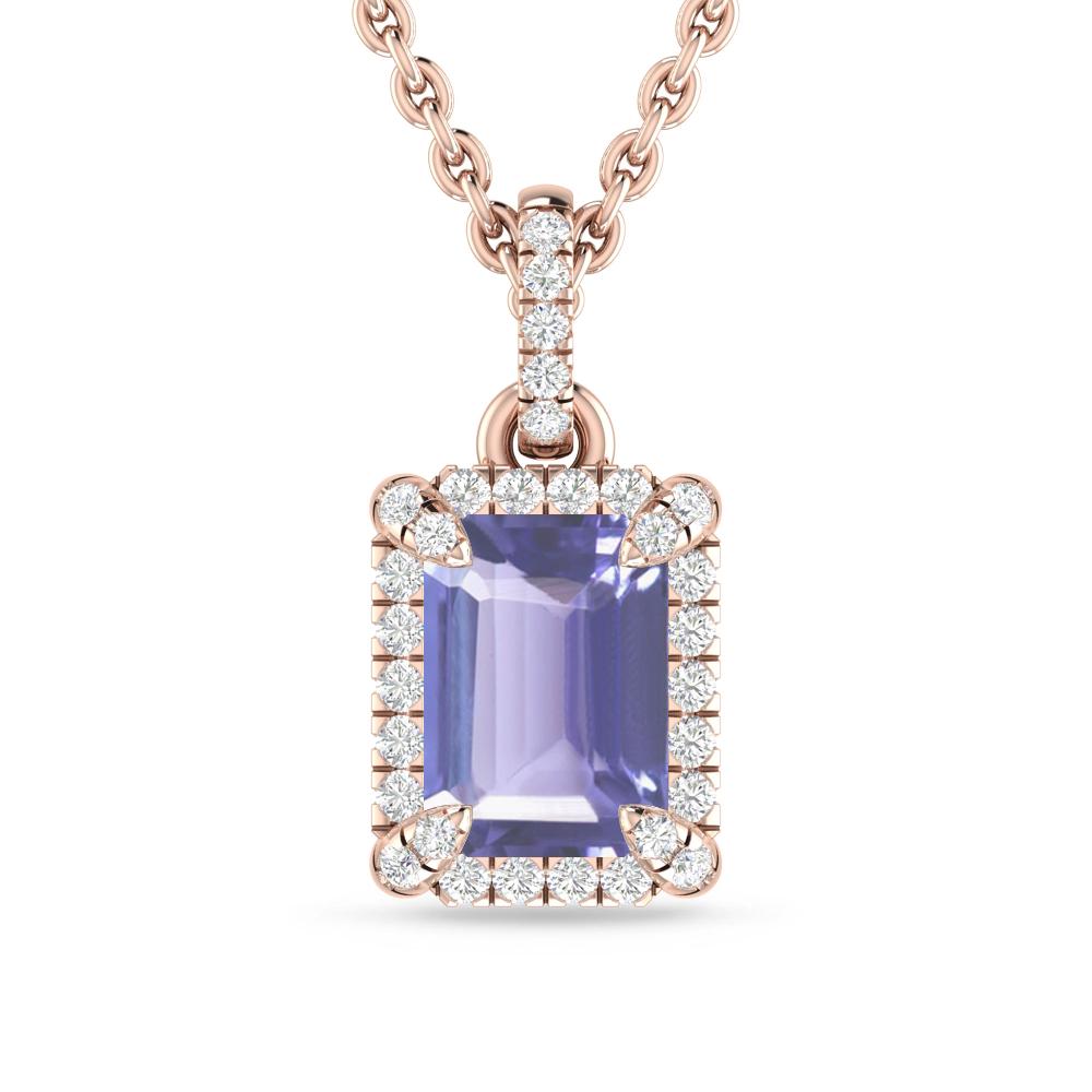 Rose Gold - Tanzanite