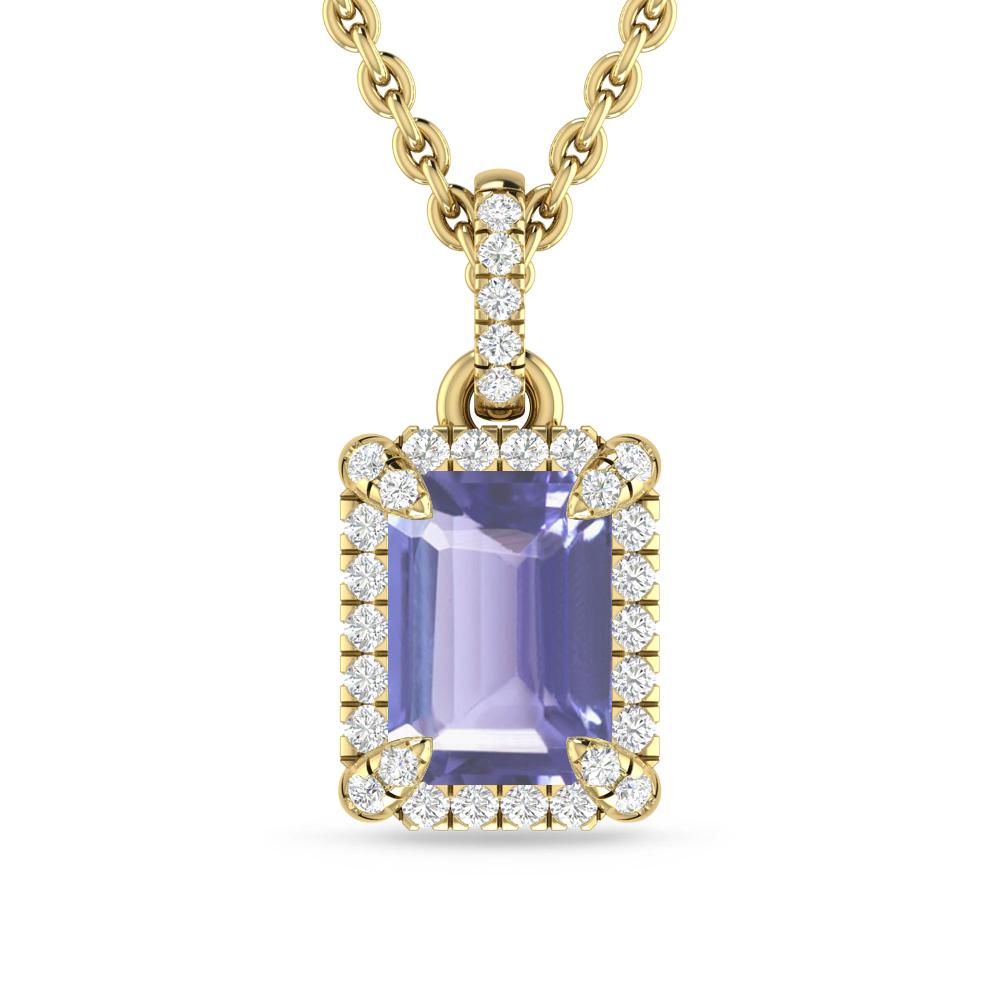 Yellow Gold - Tanzanite