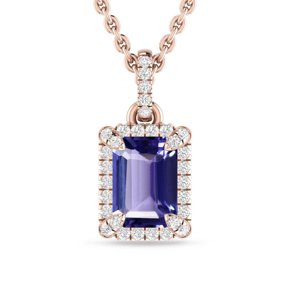 Rose Gold - Tanzanite