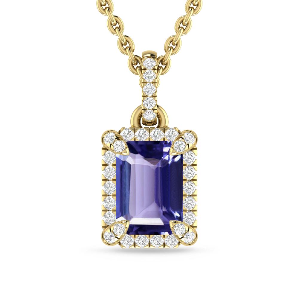 Yellow Gold - Tanzanite