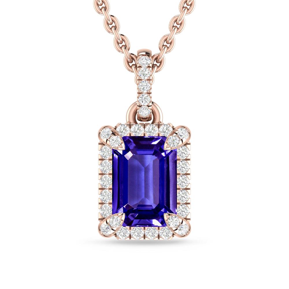 Rose Gold - Tanzanite