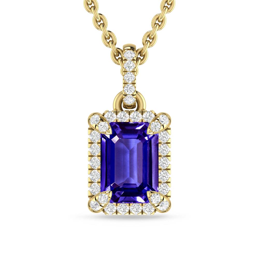 Yellow Gold - Tanzanite