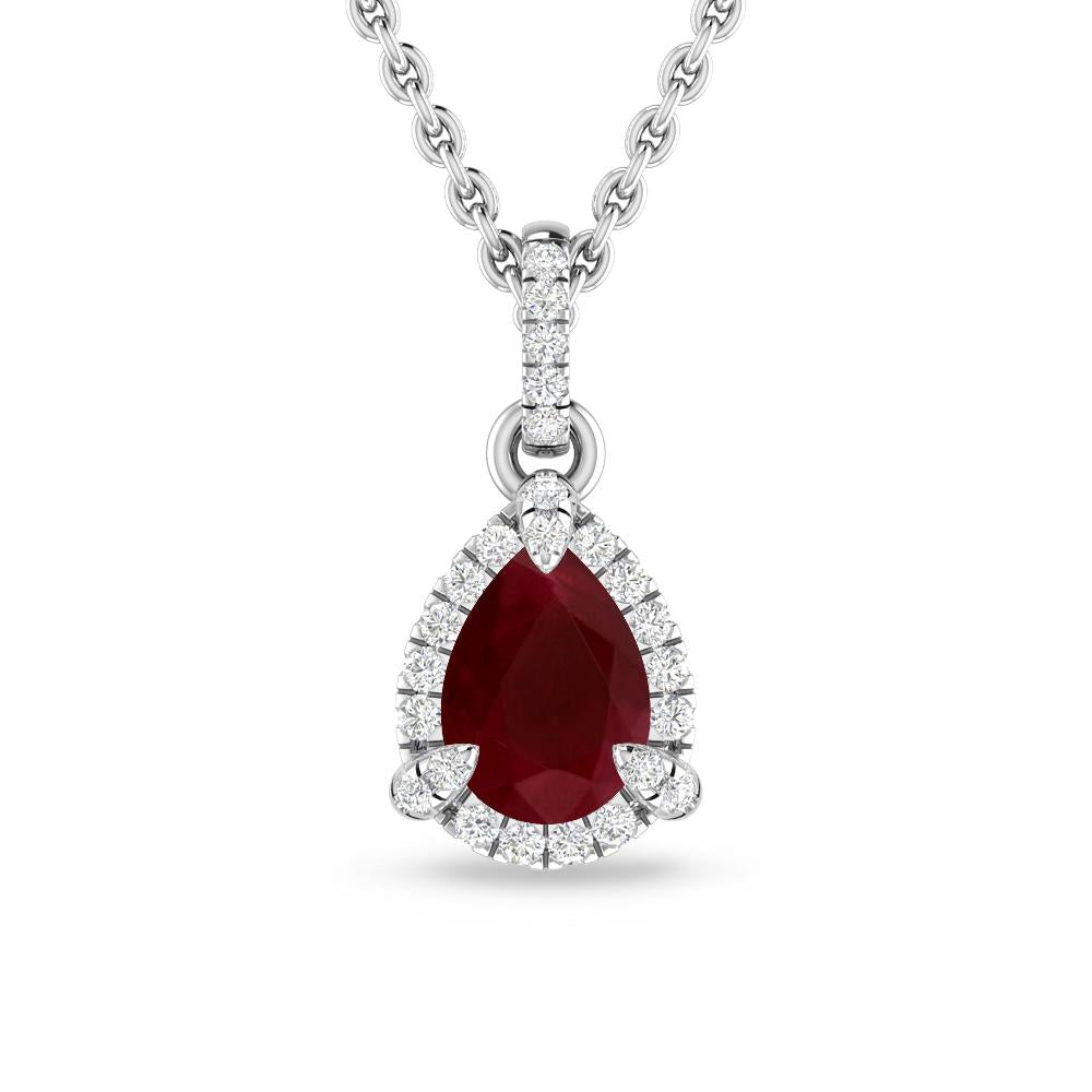 White Gold - Ruby