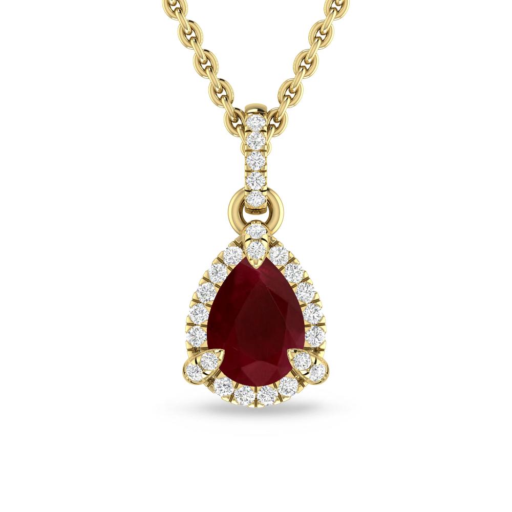 Yellow Gold - Ruby