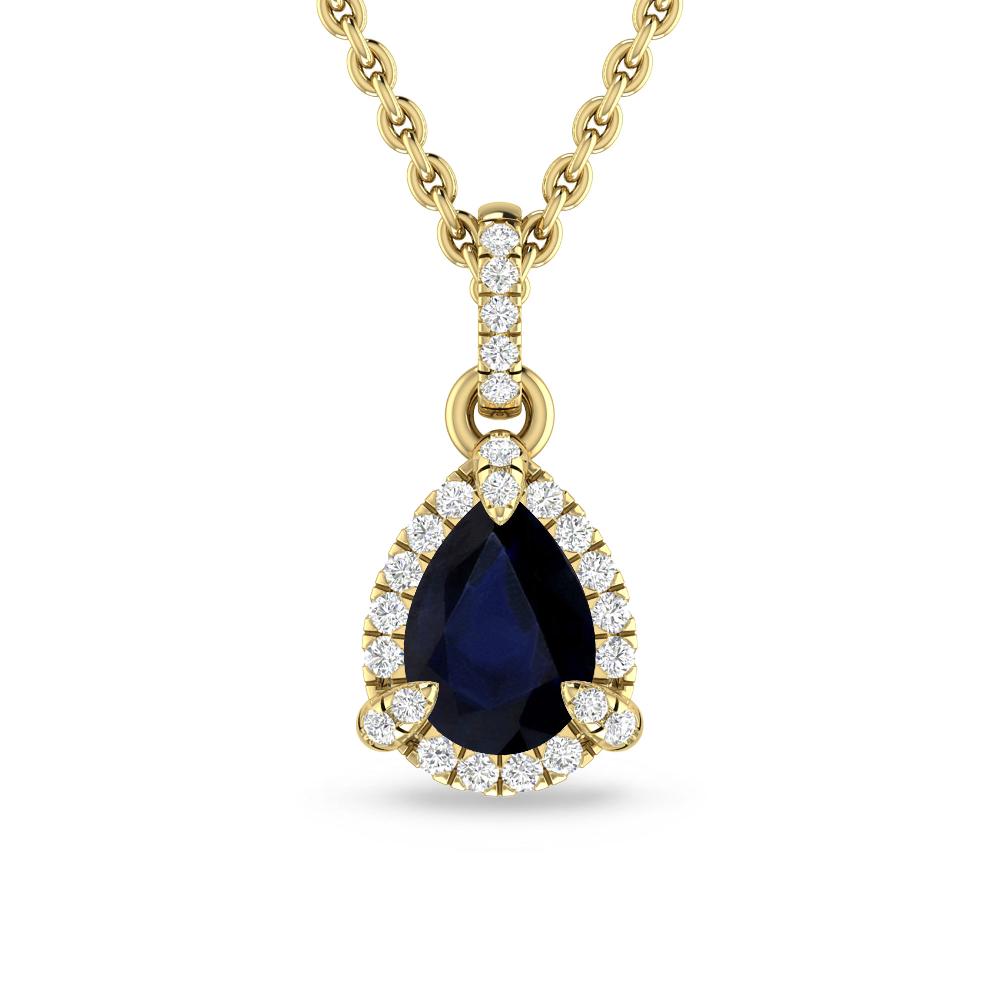 Yellow Gold - Sapphire