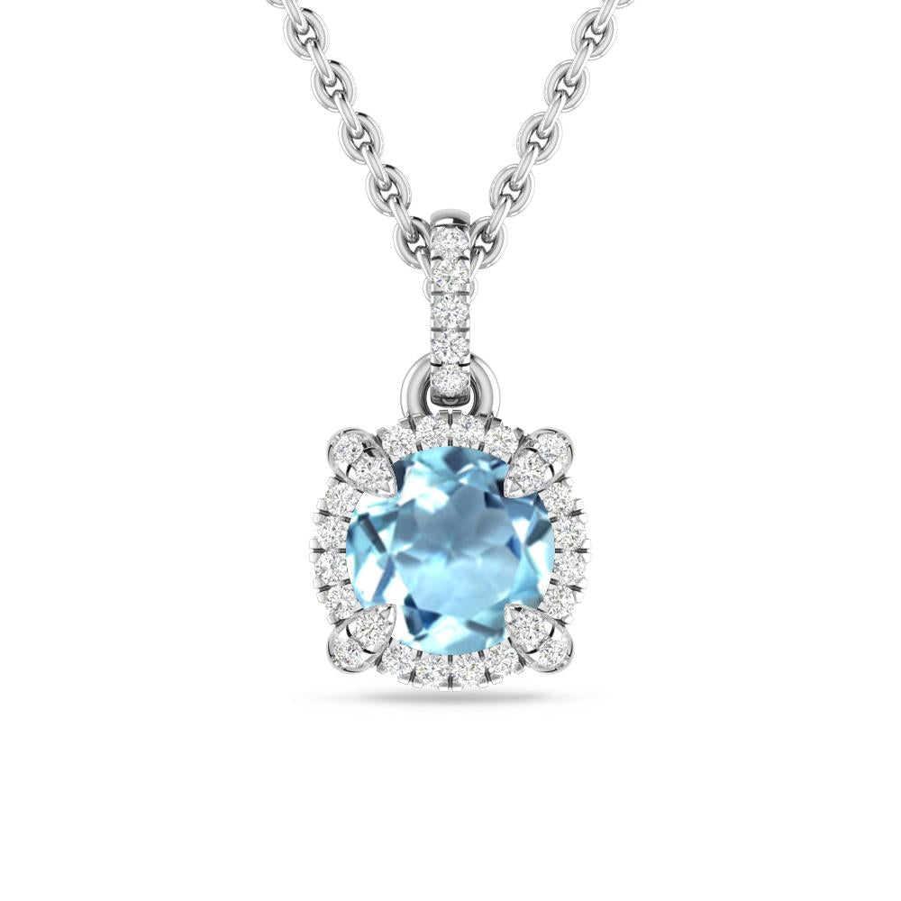 White Gold - Aquamarine