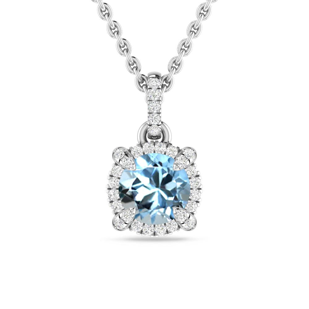 White Gold - Aquamarine