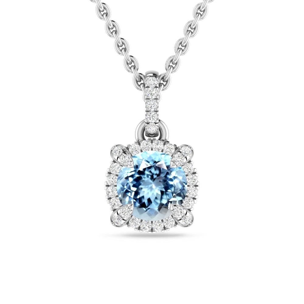 White Gold - Aquamarine