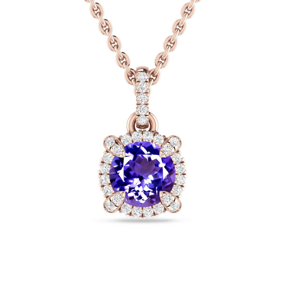 Rose Gold - Tanzanite