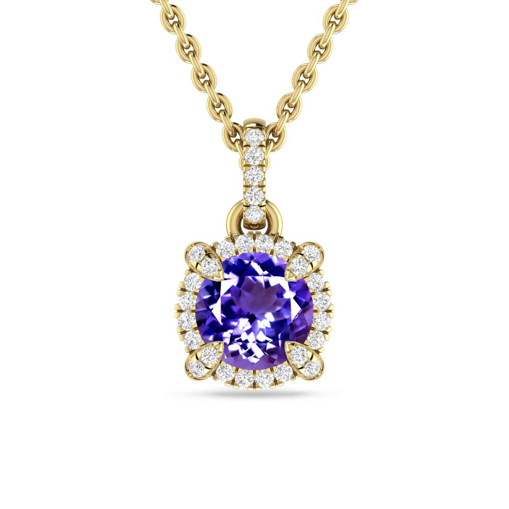 Yellow Gold - Tanzanite