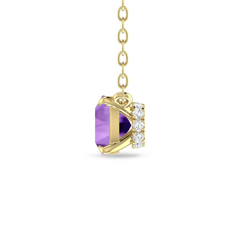 Yellow Gold - Amethyst
