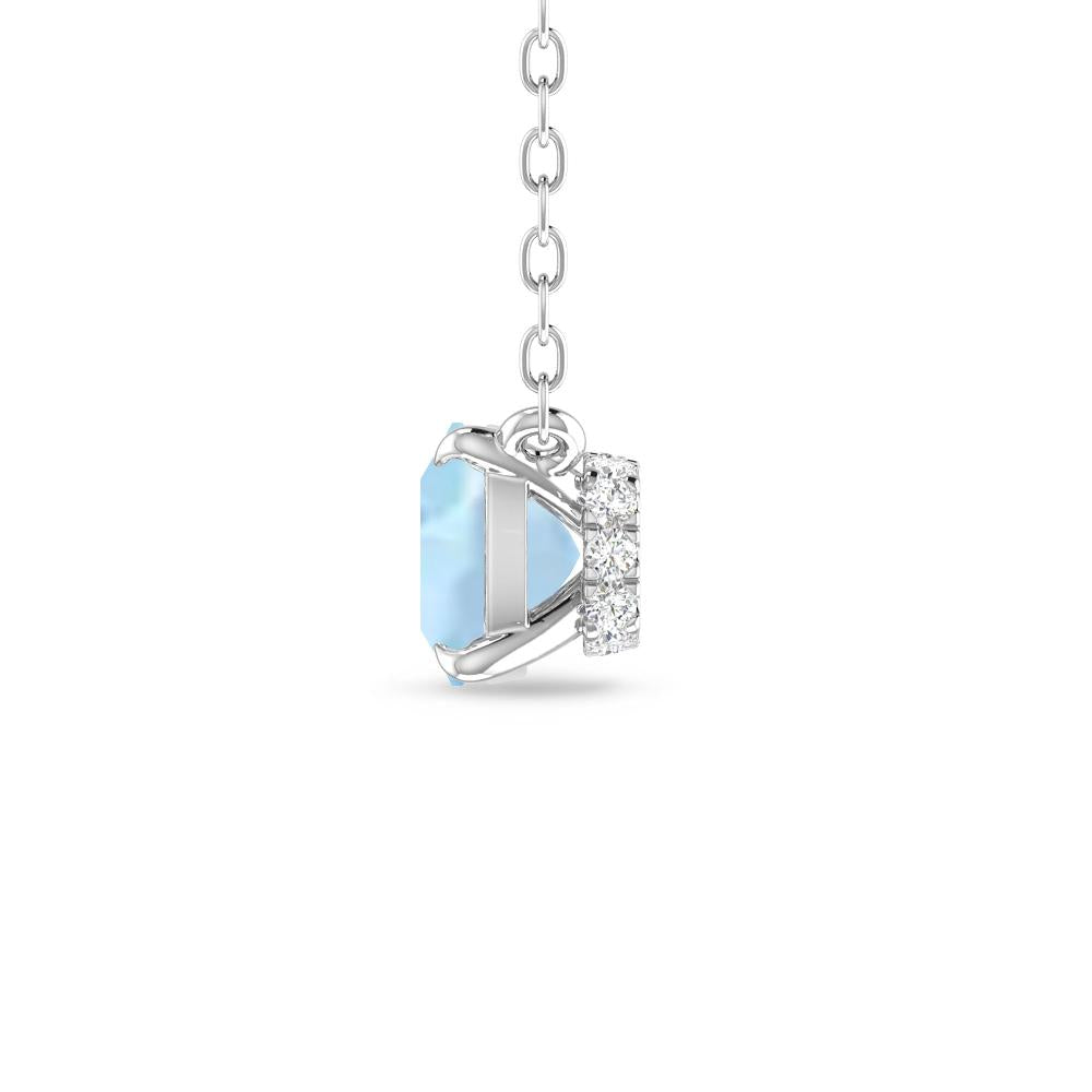 White Gold - Aquamarine