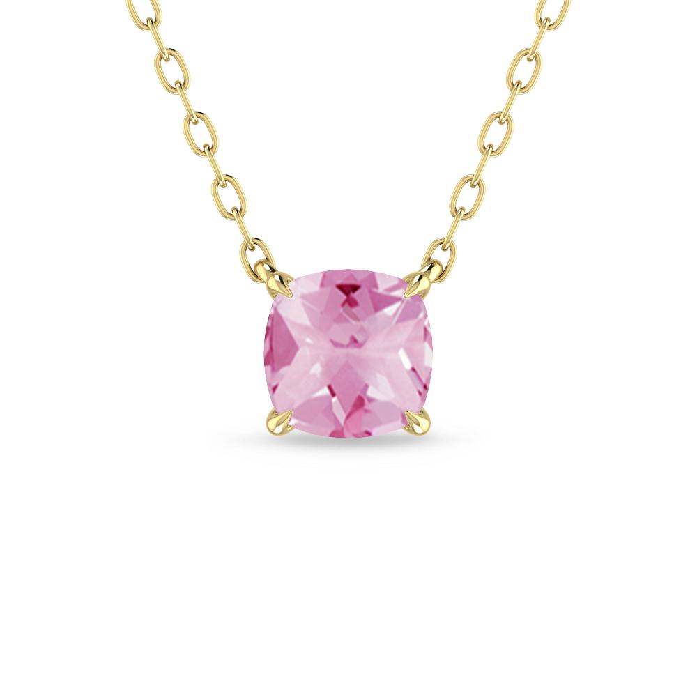 Yellow Gold - Pink Tourmaline