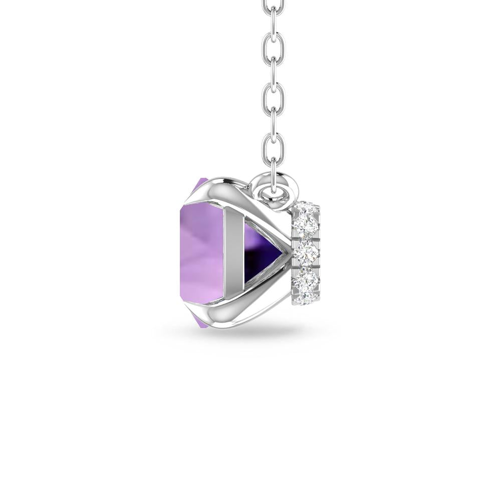 White Gold - Amethyst