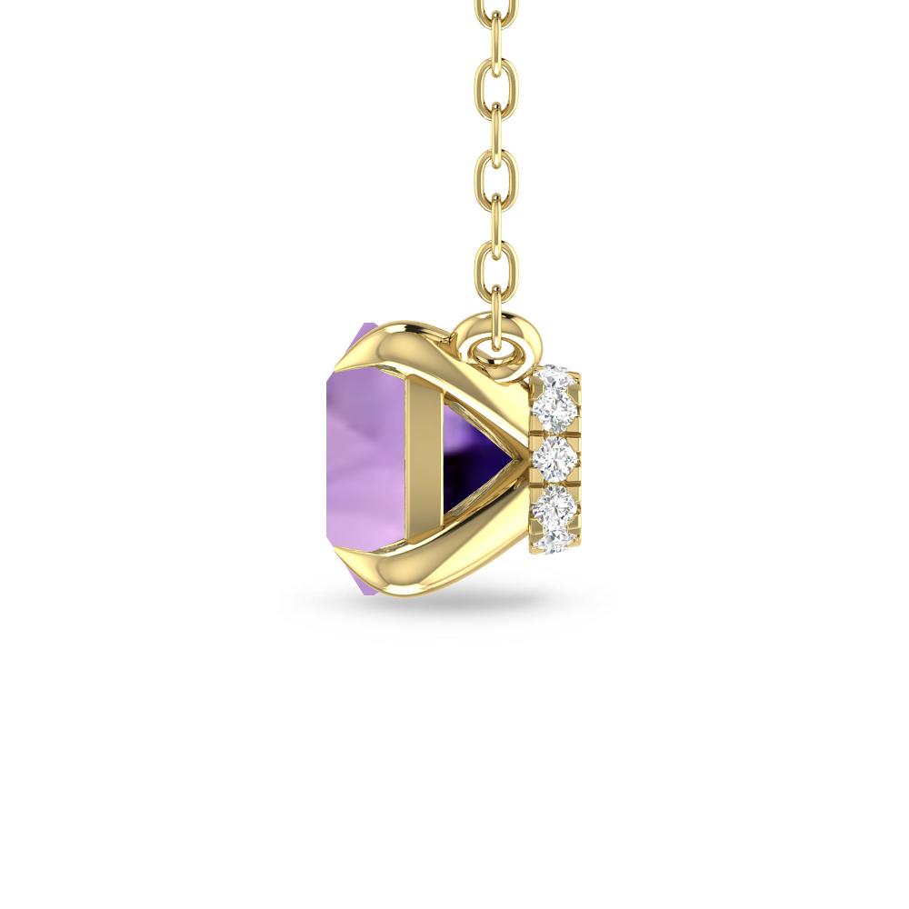 Yellow Gold - Amethyst