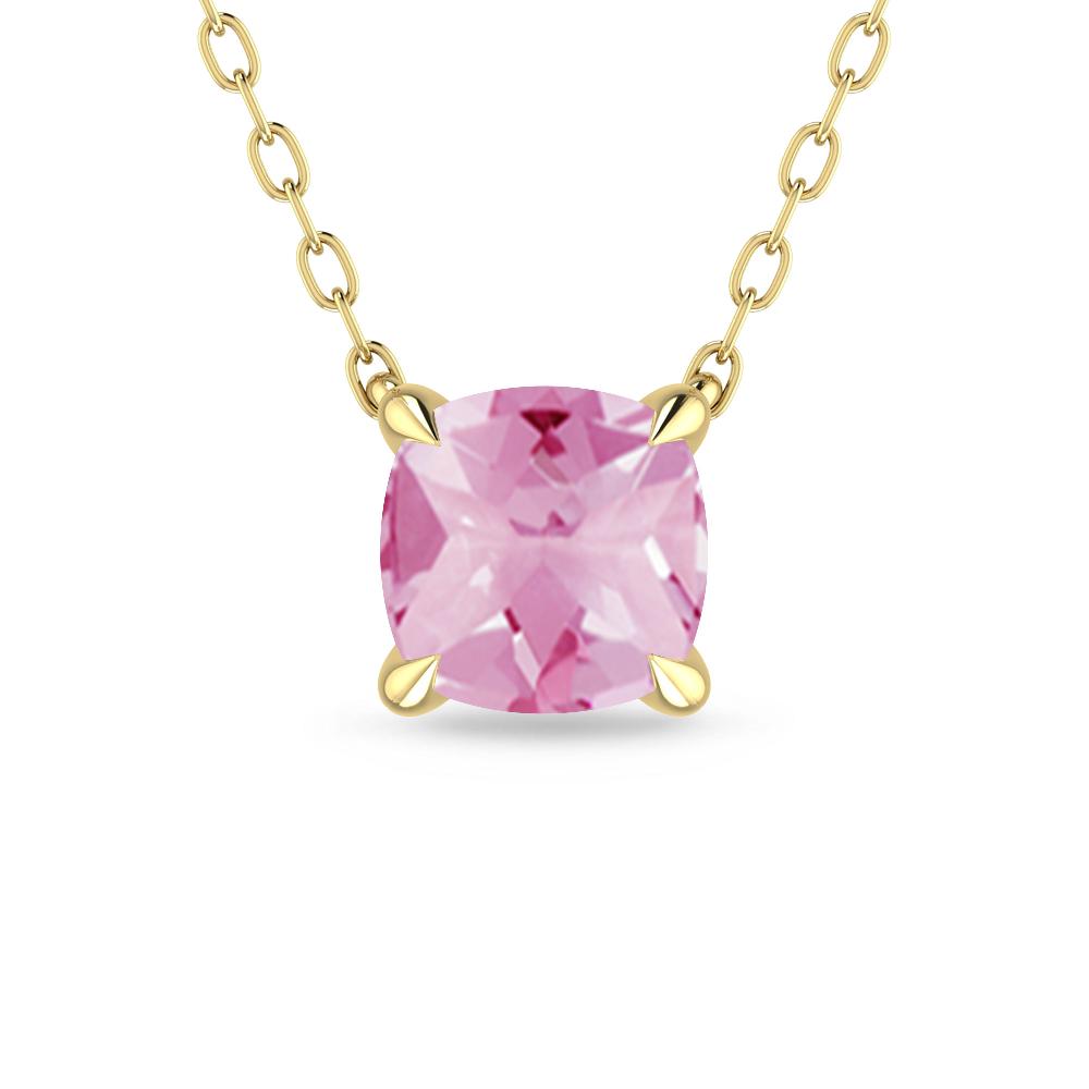 Yellow Gold - Pink Tourmaline