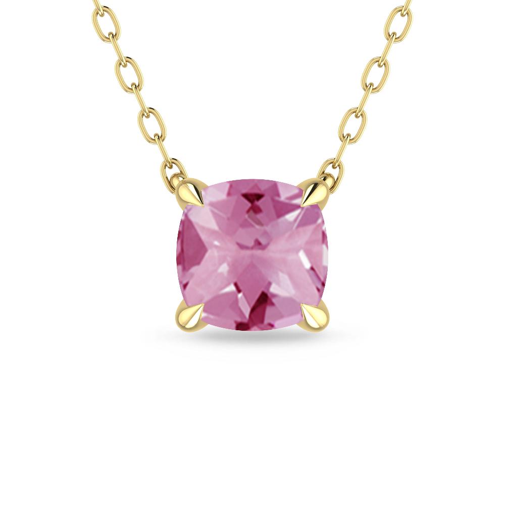Yellow Gold - Pink Tourmaline