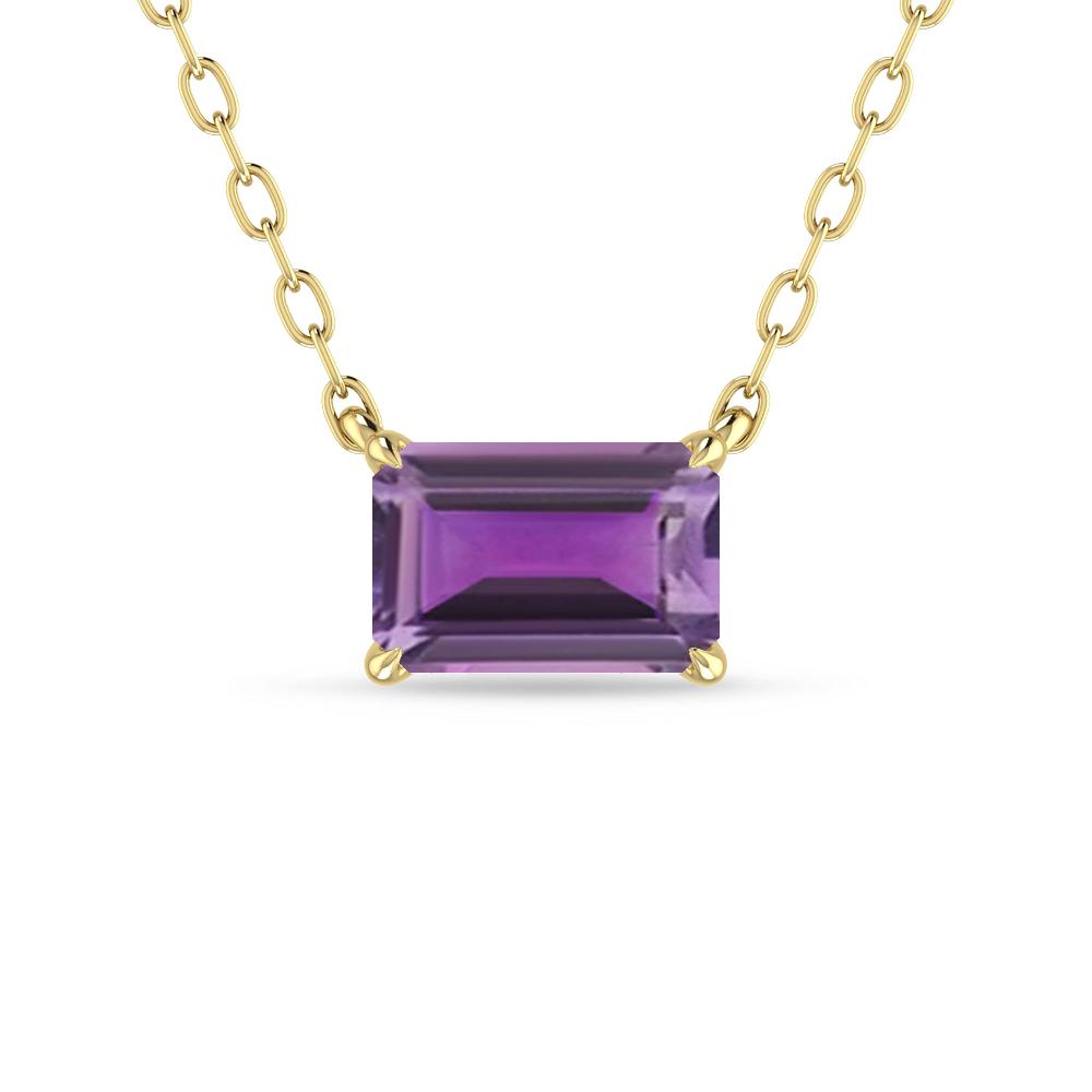 Yellow Gold - Amethyst