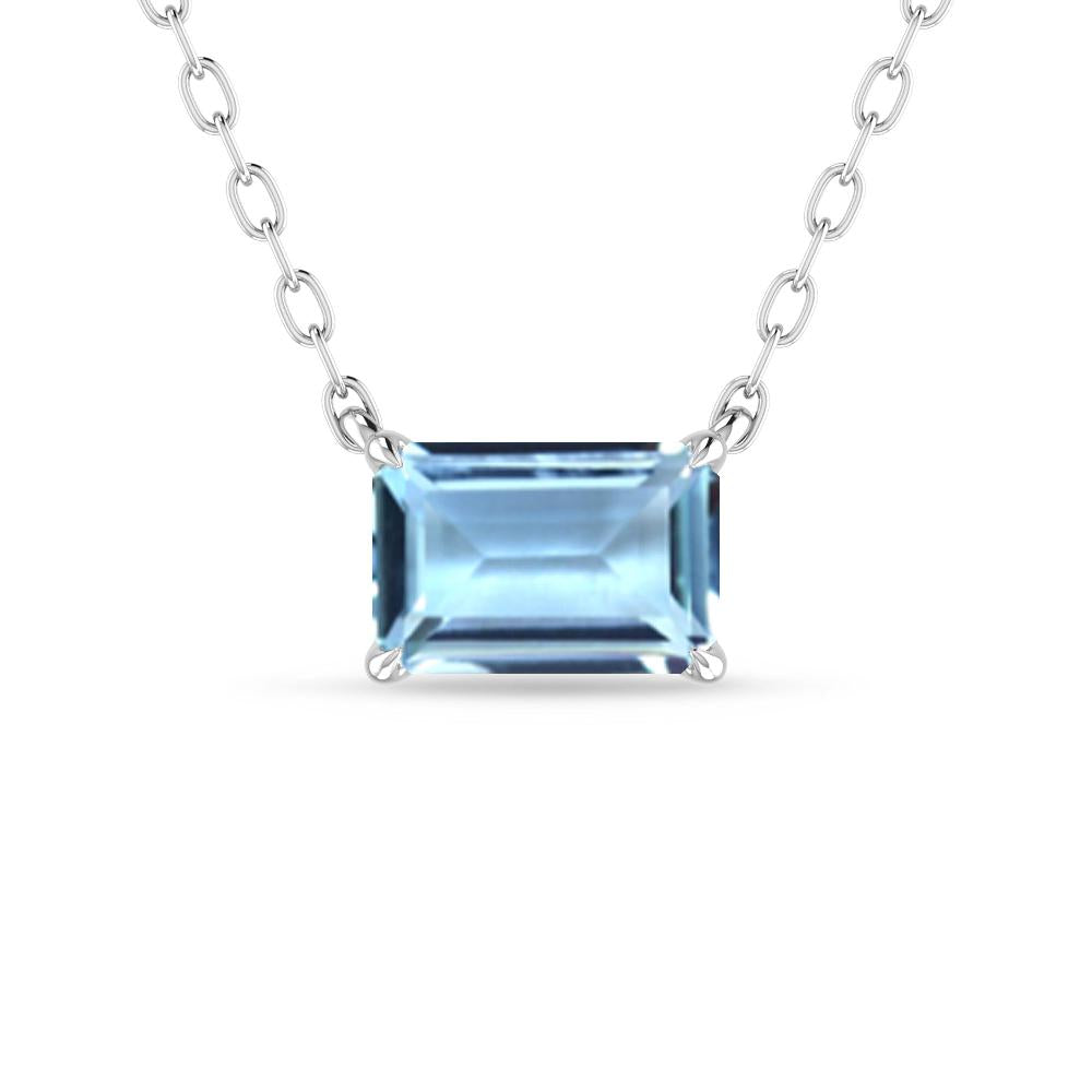 White Gold - Aquamarine
