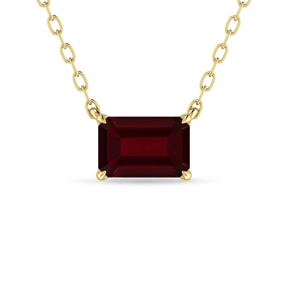 Yellow Gold - Garnet
