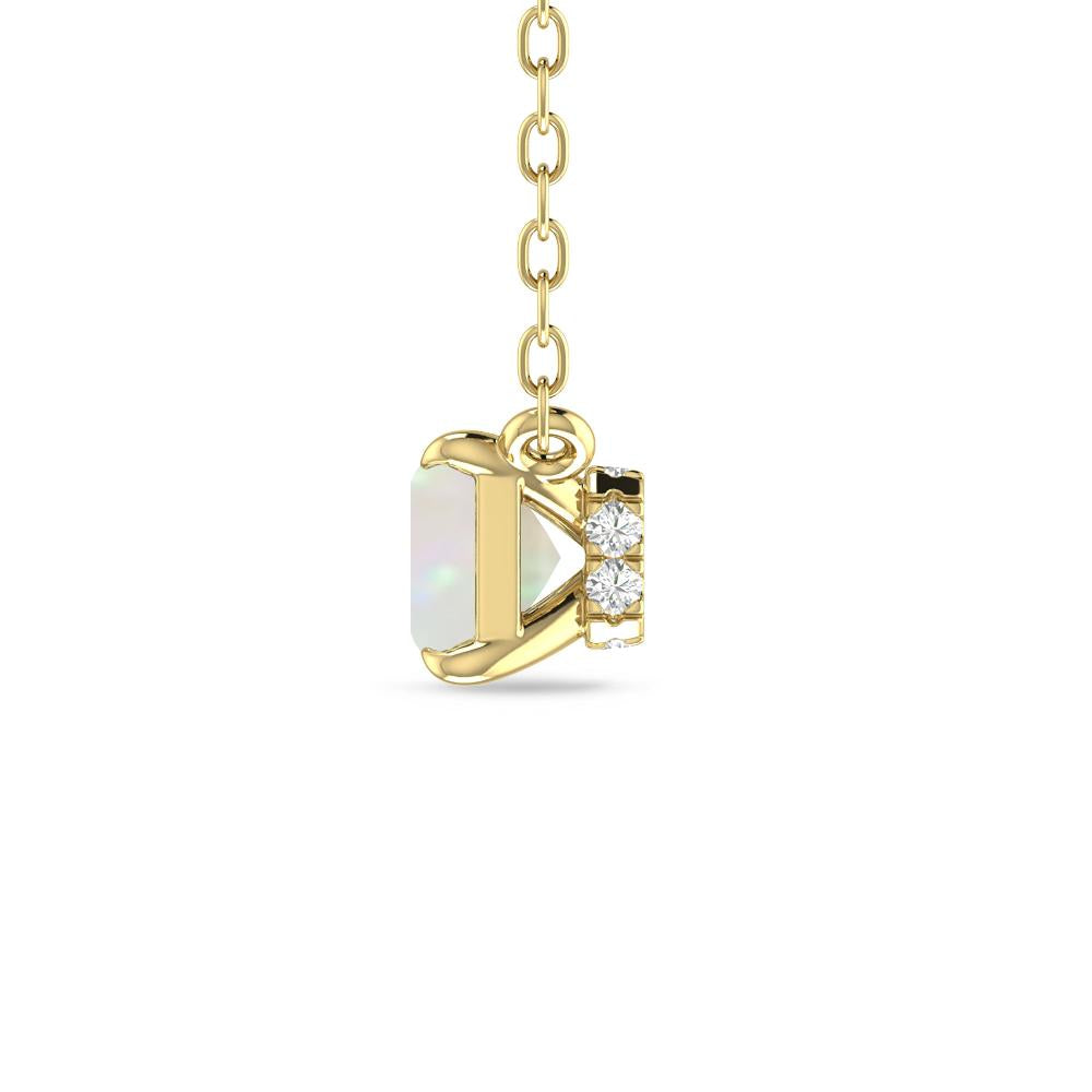 Yellow Gold - Opal