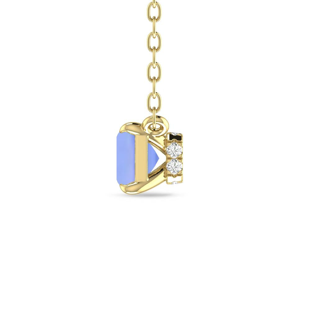 Yellow Gold - Tanzanite