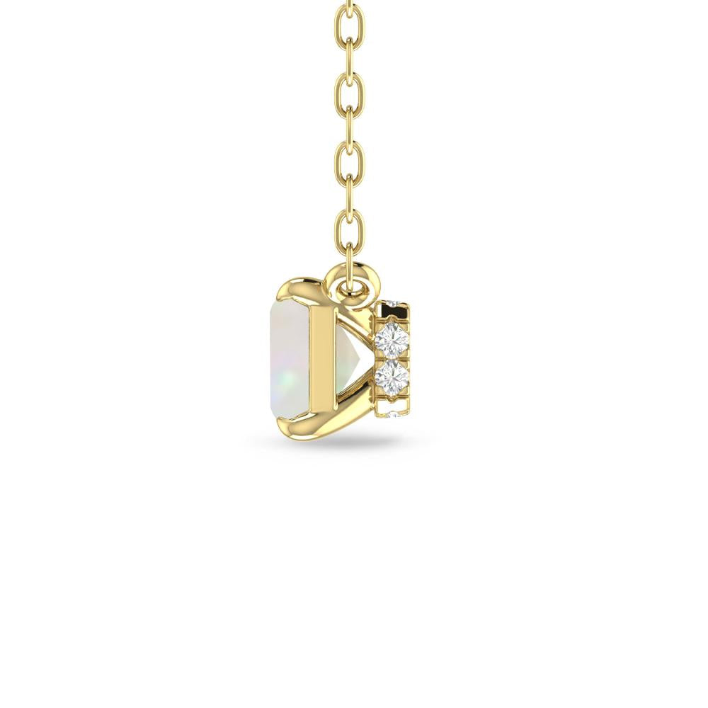 Yellow Gold - Opal