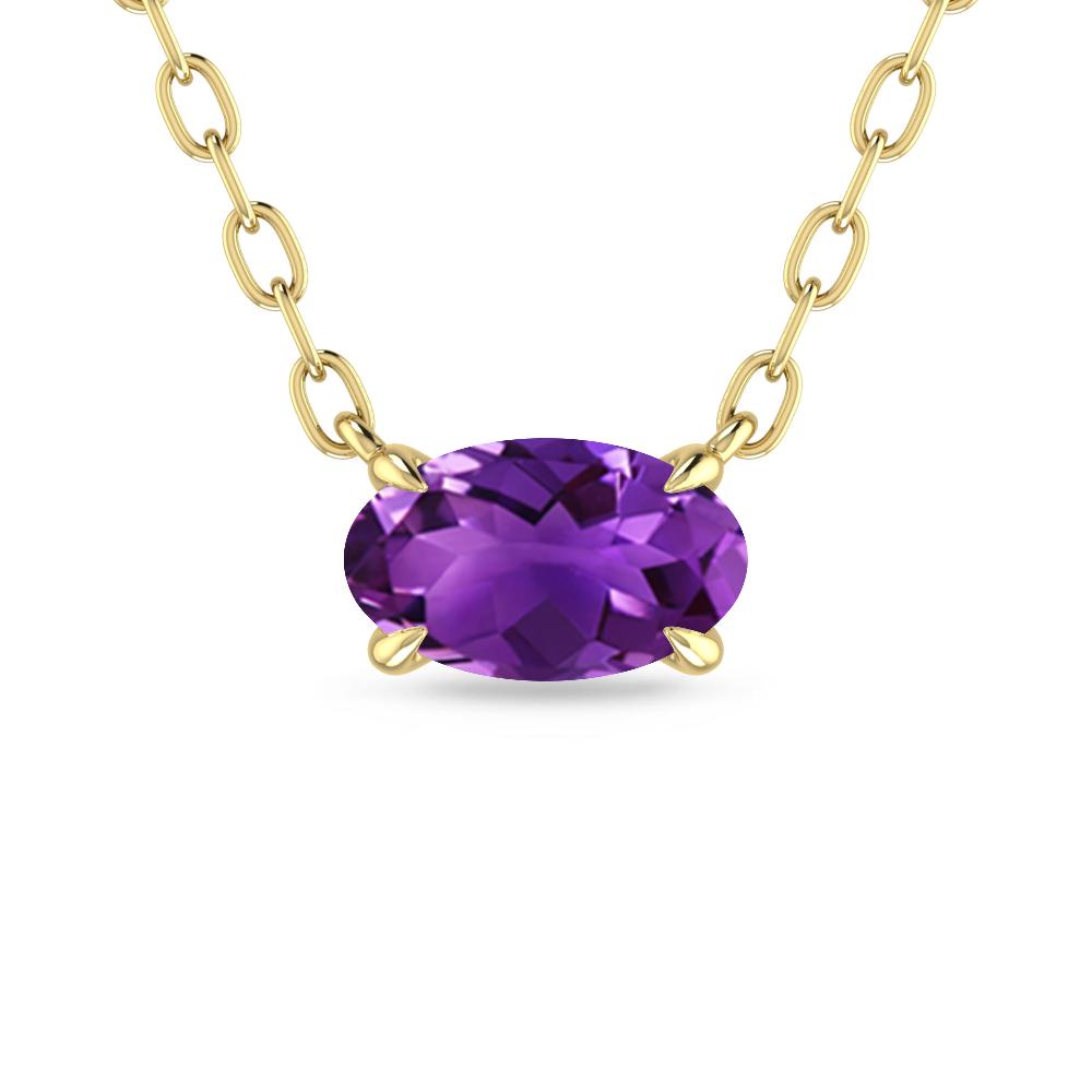 Yellow Gold - Amethyst