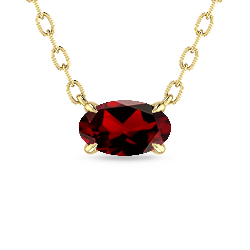 Yellow Gold - Garnet