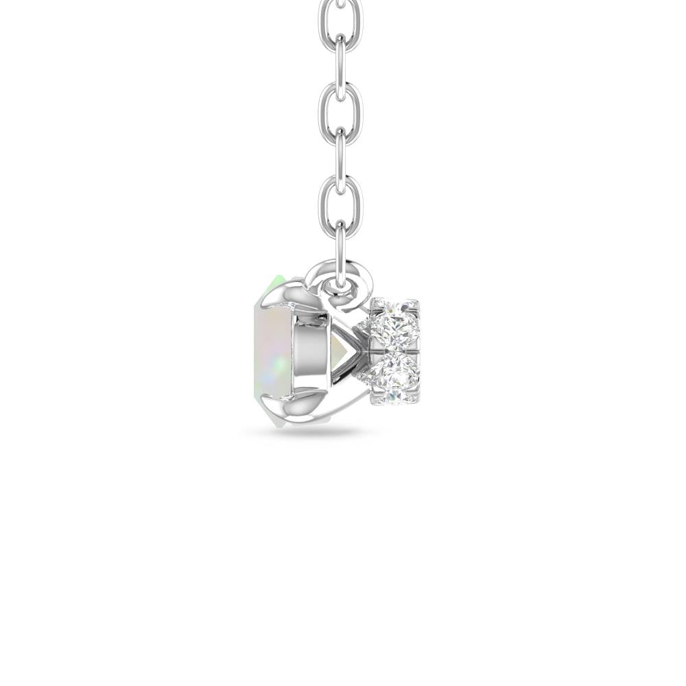 White Gold - Opal