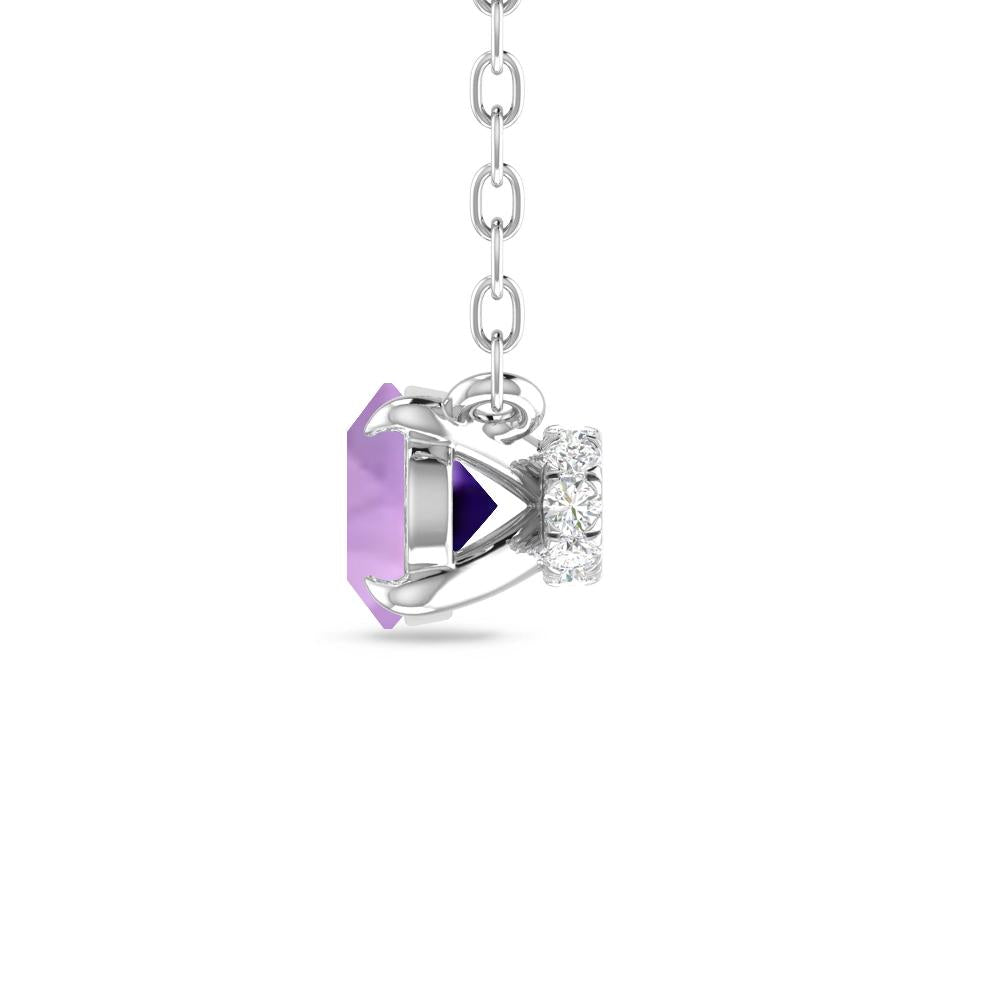 White Gold - Amethyst