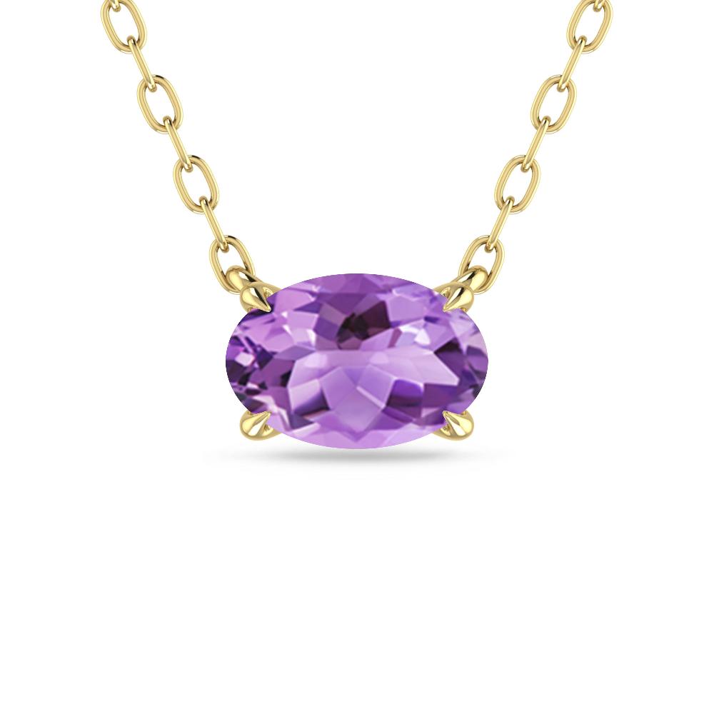 Yellow Gold - Amethyst