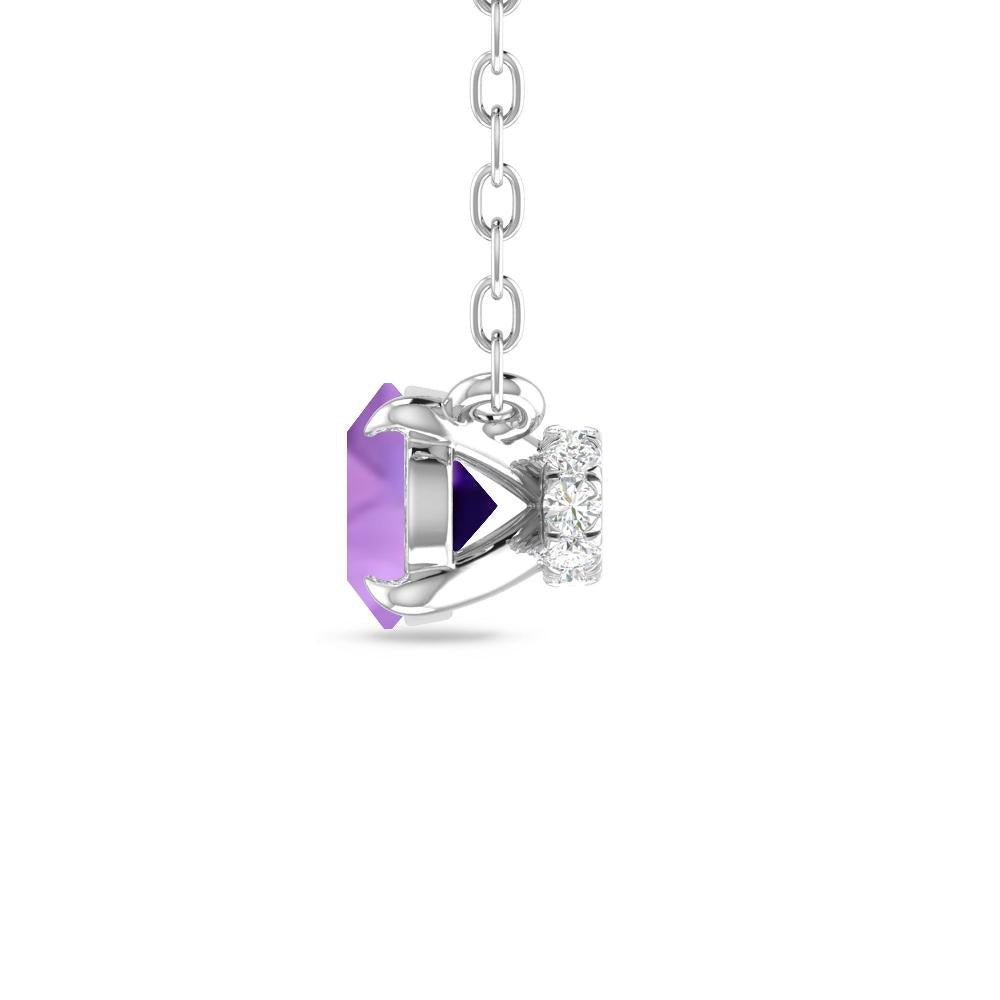 White Gold - Amethyst