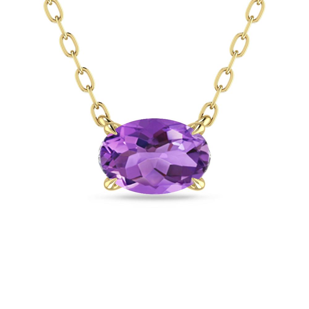 Yellow Gold - Amethyst