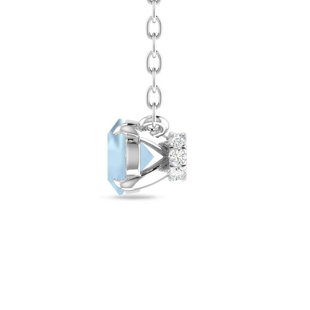 White Gold - Aquamarine