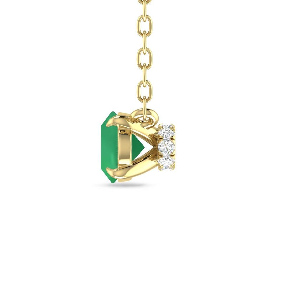 Yellow Gold - Emerald