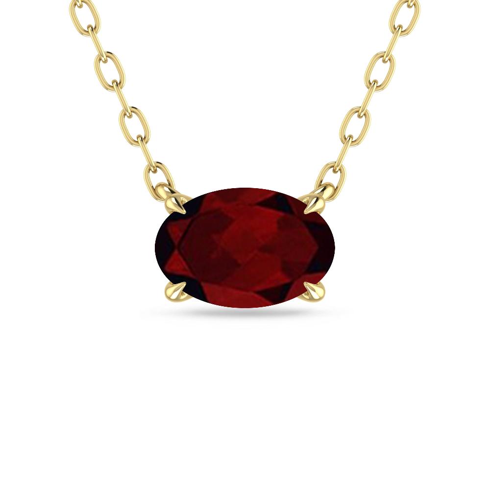 Yellow Gold - Garnet