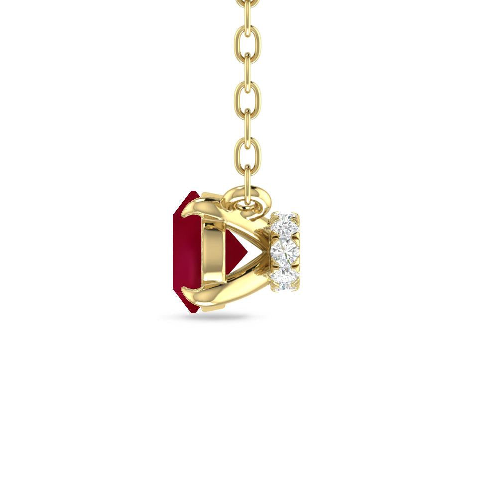 Yellow Gold - Garnet
