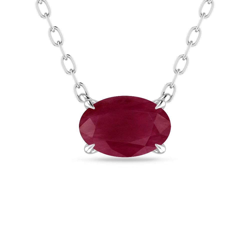 White Gold - Ruby