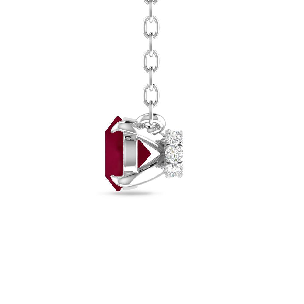 White Gold - Ruby