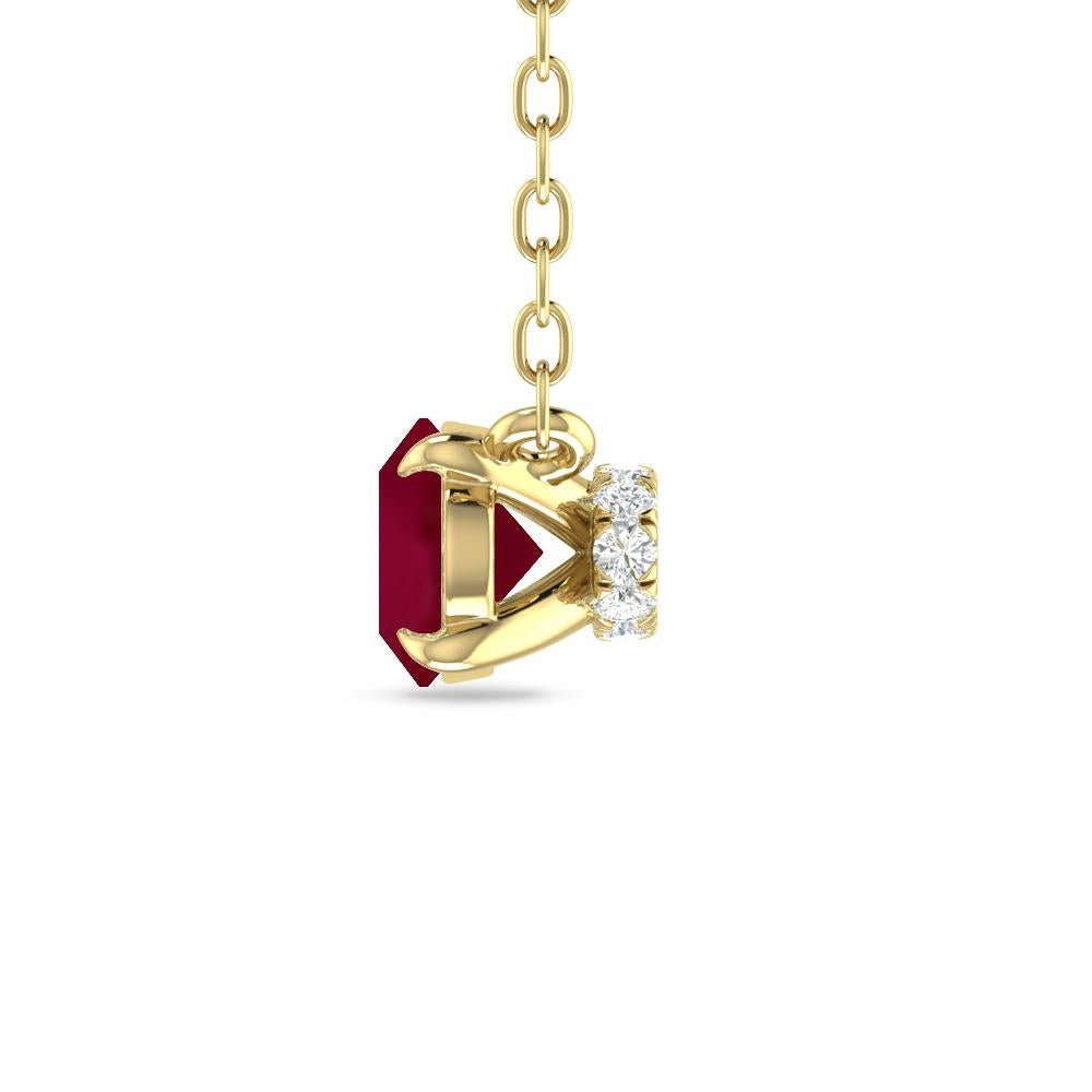Yellow Gold - Ruby