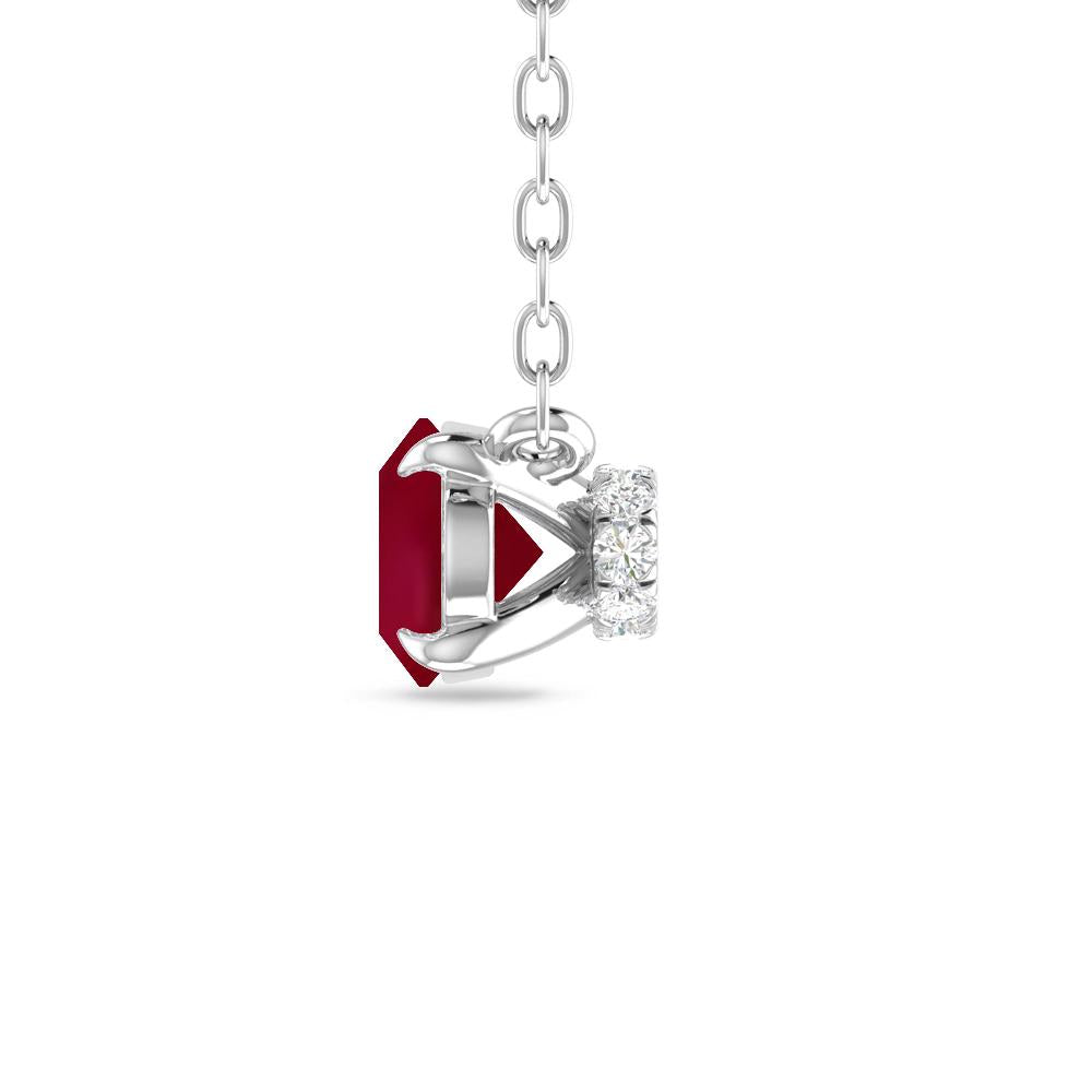 White Gold - Ruby